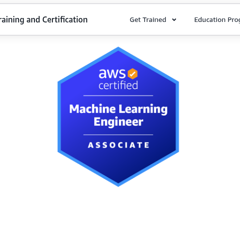 AWS Certified Machine Learning Engineer – Associate badge