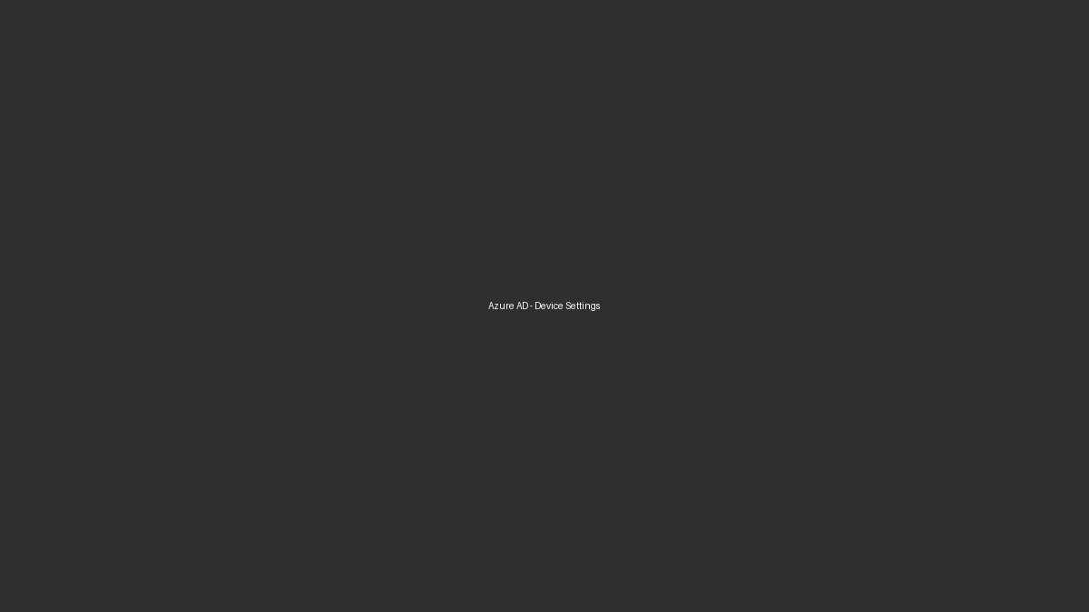 Microsoft Entra device settings used for Windows Autopilot prerequisites