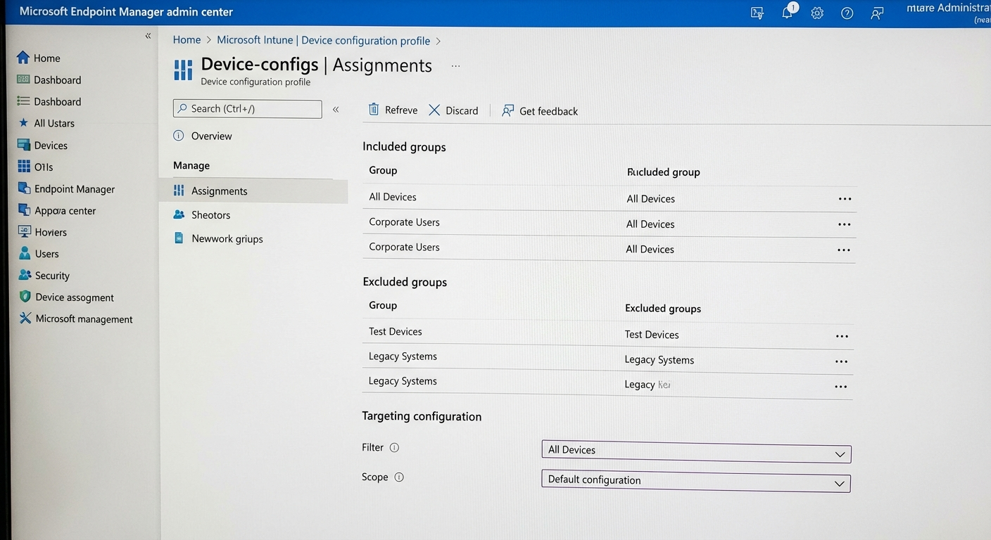 Endpoint Privilege Management policy assignment